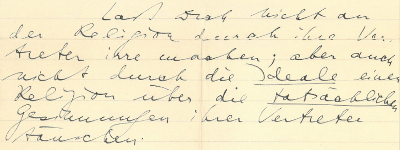 Ludwig Wittgenstein, Korrespondenzsammlung Ludwig Hänsel. Aus einem Brief, datiert Cambridge, 13.04.1938